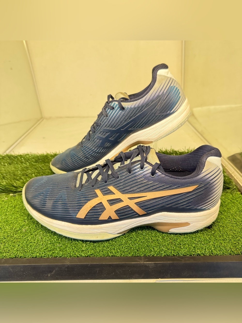 ASICS Solution Speed FF FlyteFoam WMNS Shoes 1042A002-413 Peacoat/Rose Gold 10